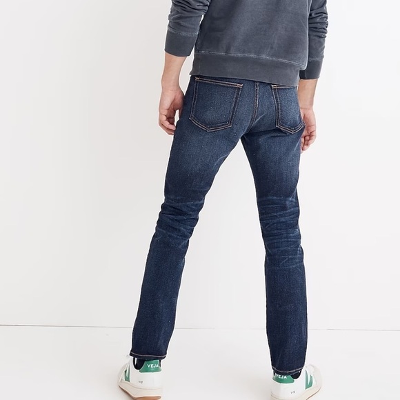 NWT Madewell Slim Authentic Flex Jeans in Baxley Wash Size 40 - Picture 2 of 10